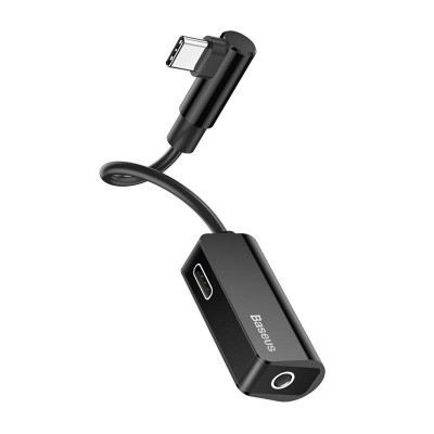"Baseus L45" garso adapteris USB-C į 3,5 mm mini lizdą ir USB-C
