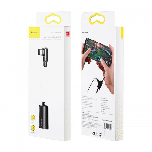 "Baseus L45" garso adapteris USB-C į 3,5 mm mini lizdą ir USB-C