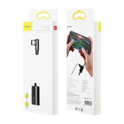 "Baseus L45" garso adapteris USB-C į 3,5 mm mini lizdą ir USB-C