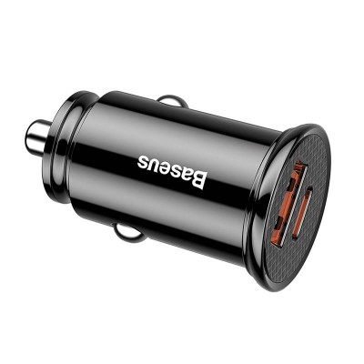"Baseus" žiedinis automobilinis įkroviklis PD QC4.0+ 5A 30W