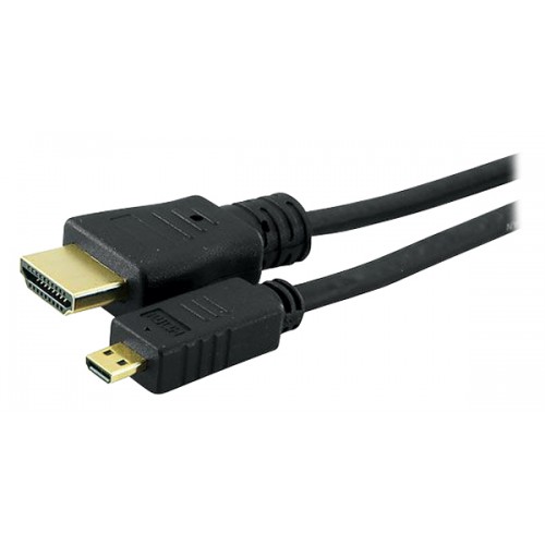 Kabelis HADEX HDMI/HDMI-D mikro 1,5 m-Garso vaizdo technika