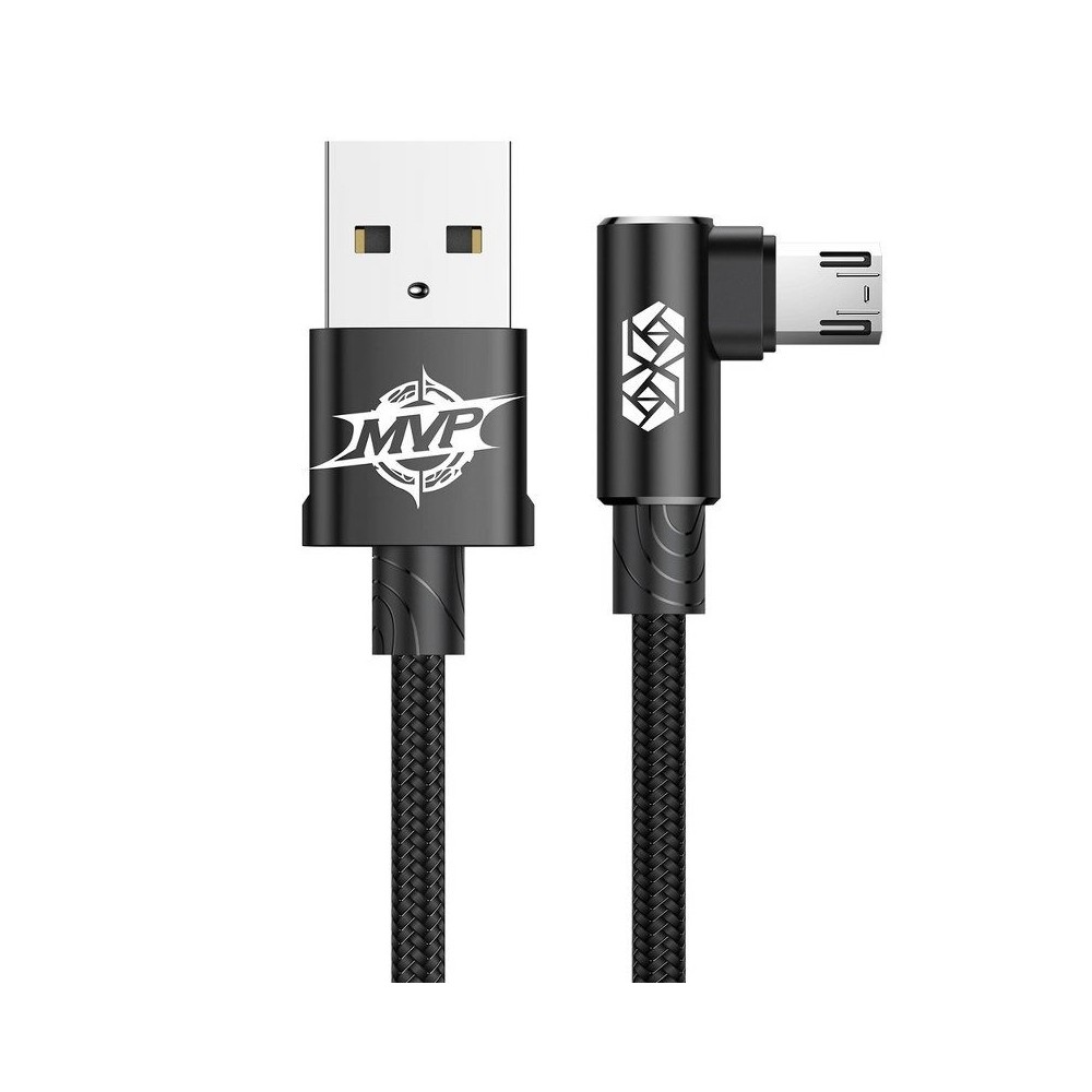"Baseus MVP" alkūnės kabelis iš USB į micro USB 2A 1 m -
