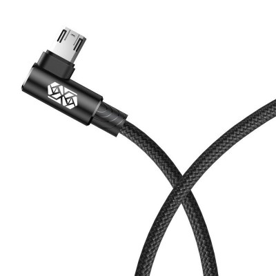"Baseus MVP" alkūnės kabelis iš USB į micro USB 2A 1 m -