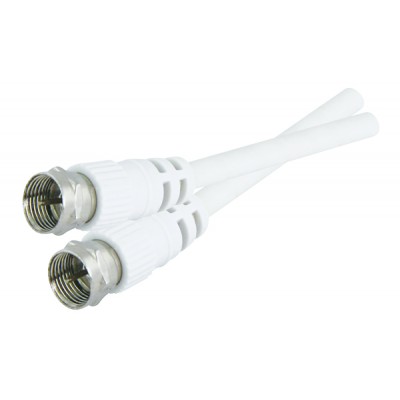 Antenos kabelis F / F 10 m baltas-Garso vaizdo technika