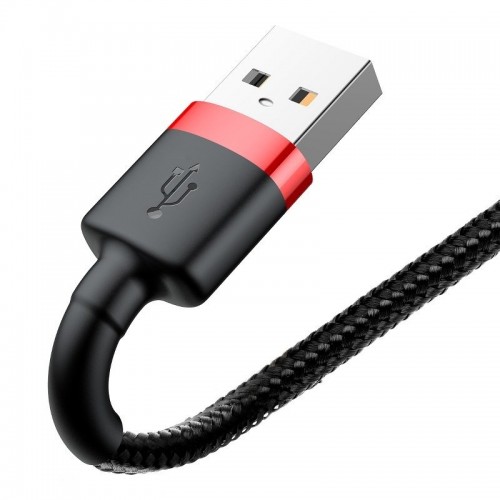 "Baseus Cafule" USB "Lightning" laidas 1,5A 2 m (juodas +