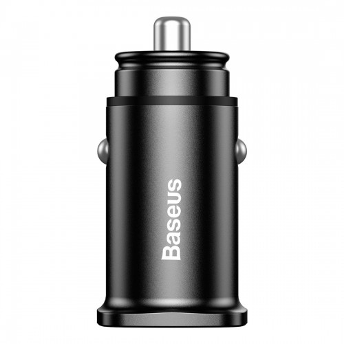 "Baseus" kvadratinis automobilinis įkroviklis 2xUSB QC3.0 5A