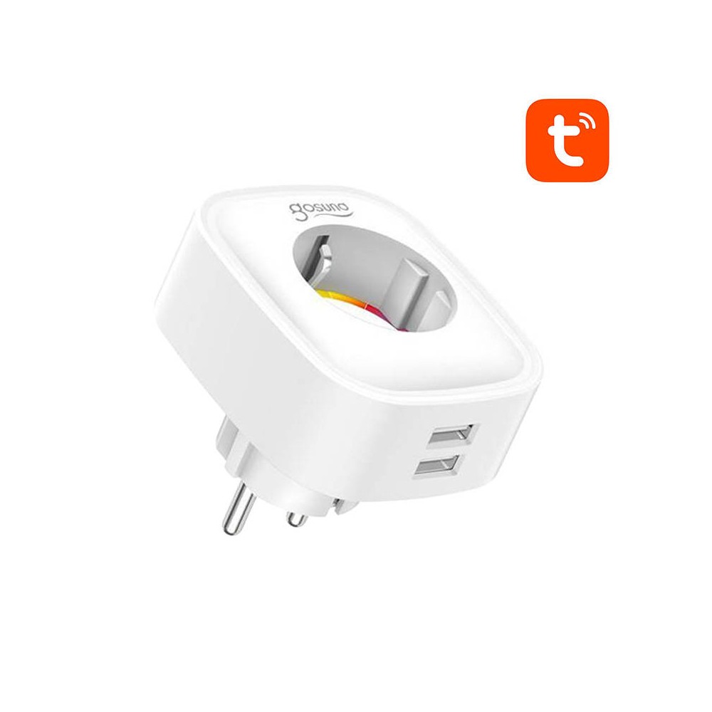Išmanusis kištukas WiFi Gosund SP112 2xUSB, Tuya-SMART lizdai