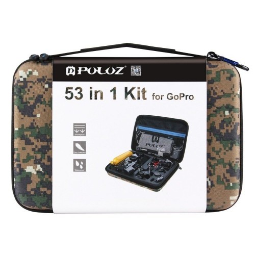 Puluz 53 in 1 priedų rinkiniai "Ultimate Combo" sportiniams