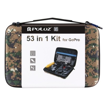 Puluz 53 in 1 priedų rinkiniai "Ultimate Combo" sportiniams