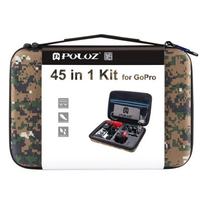 Puluz 45 in 1 priedų rinkiniai "Ultimate Combo" sportiniams