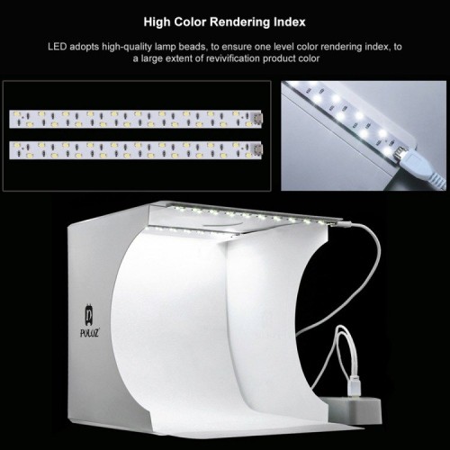 Puluz Fotostudija LED 20cm 1100 liumenų PU5022-Pagrindinis