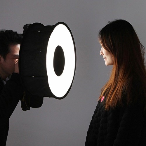 Puluz Minkšta apskrita blykstės šviesa 45 cm PU5145-Pagrindinis