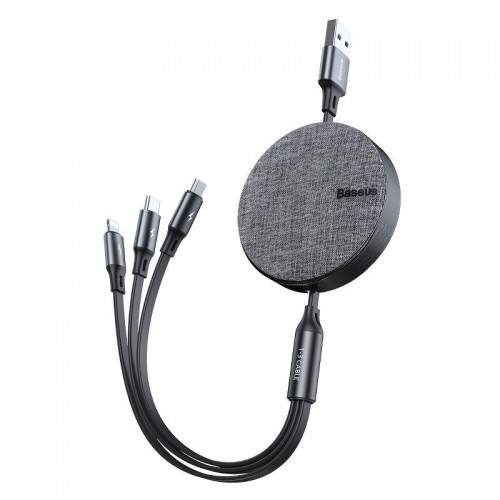"Baseus" greitasis USB kabelis 3in1 C tipo / "Lightning" /