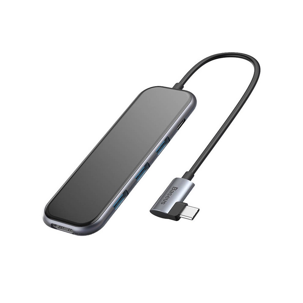 "Baseus" šakotuvo adapteris 5in1 USB-C į 3x USB 3.0 + HDMI + "Baseus" šakotuvo adapteris 5in1 USB-C į 3x USB 3.0 + HDMI +