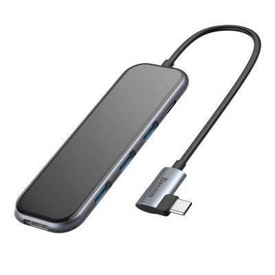 "Baseus" šakotuvo adapteris 5in1 USB-C į 3x USB 3.0 + HDMI +