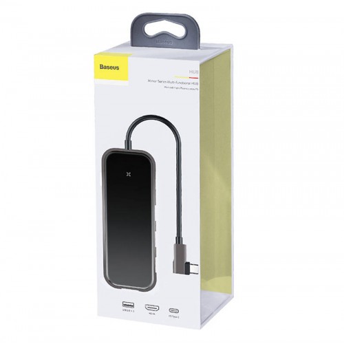 "Baseus" šakotuvo adapteris 5in1 USB-C į 3x USB 3.0 + HDMI + "Baseus" šakotuvo adapteris 5in1 USB-C į 3x USB 3.0 + HDMI +