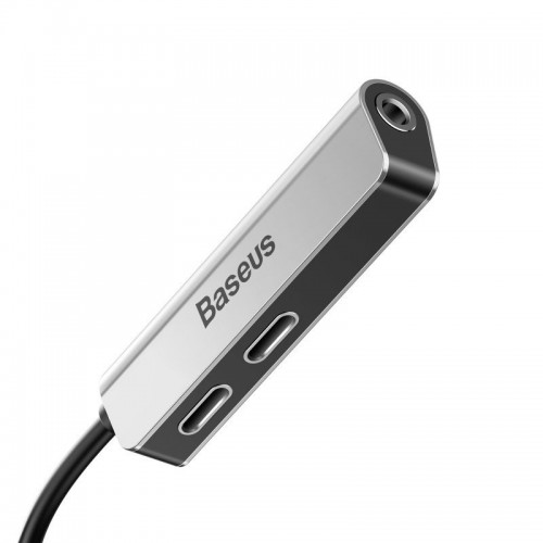 "Baseus L52" garso adapteris "Lightning" - "Mini Jack" 3,5 mm i "Baseus L52" garso adapteris "Lightning" - "Mini Jack" 3,5 mm i