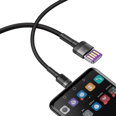 "Baseus Cafule USB-C laidas Huawei SuperCharge, QC 3.0, 5A, 1 m