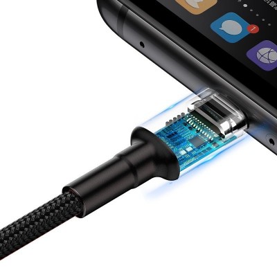 "Baseus Cafule USB-C laidas Huawei SuperCharge, QC 3.0, 5A, 1 m