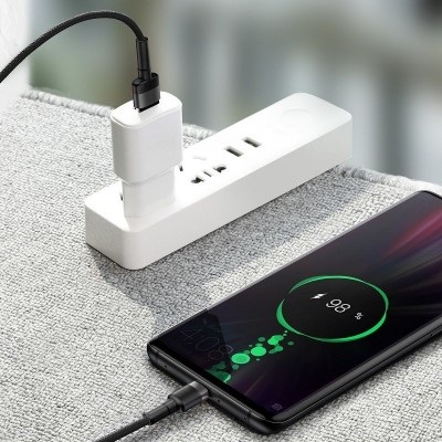"Baseus Cafule USB-C laidas Huawei SuperCharge, QC 3.0, 5A, 1 m