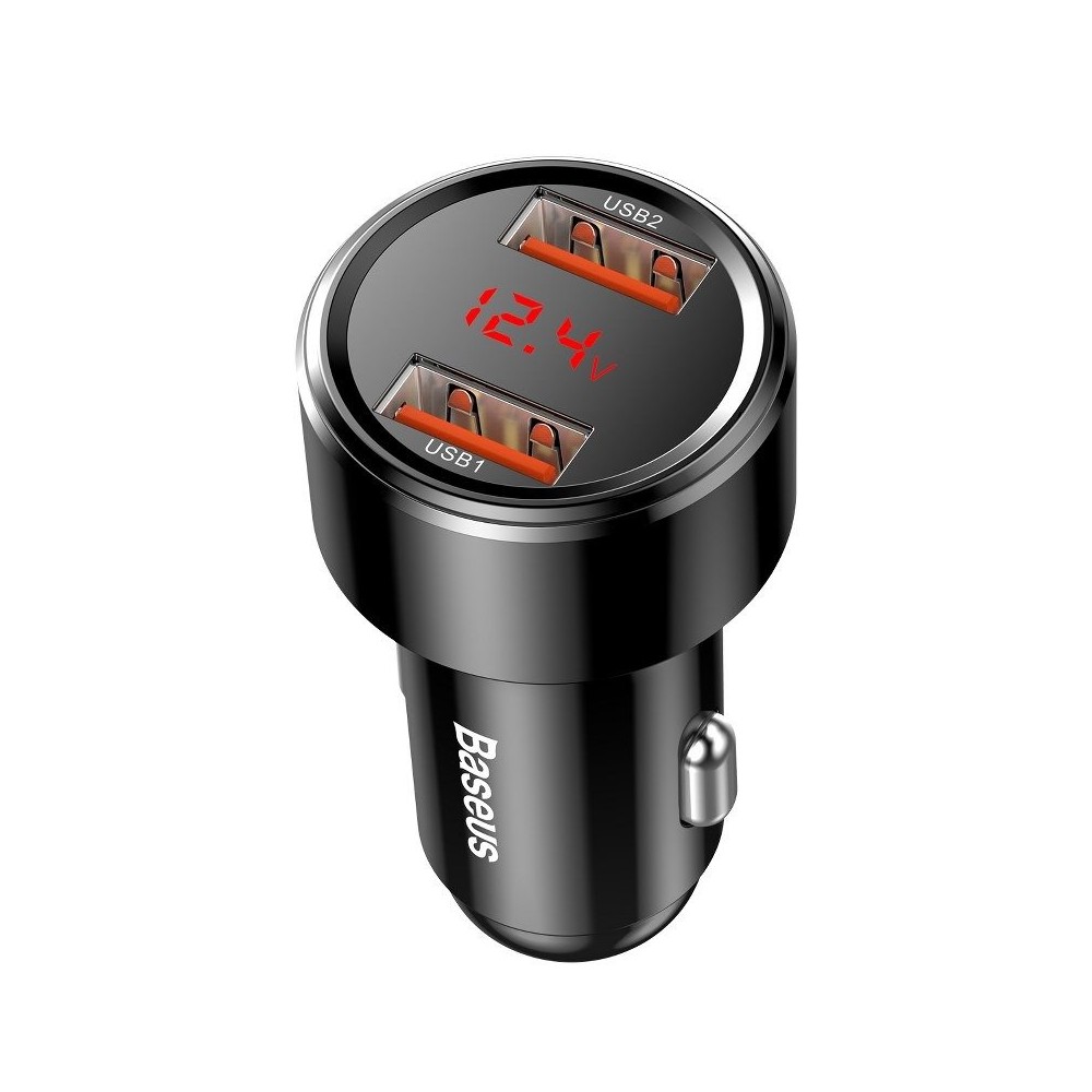 "Baseus Magic" automobilinis įkroviklis 2x USB QC 3.0 45W