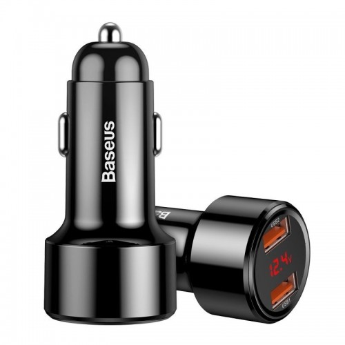 "Baseus Magic" automobilinis įkroviklis 2x USB QC 3.0 45W