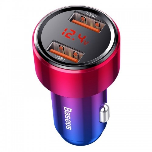 "Baseus Magic" automobilinis įkroviklis 2x USB QC 3.0 45W