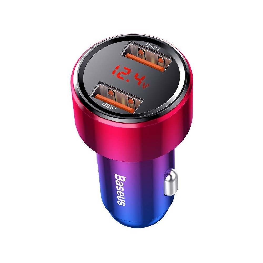 "Baseus Magic" automobilinis įkroviklis 2x USB QC 3.0 45W