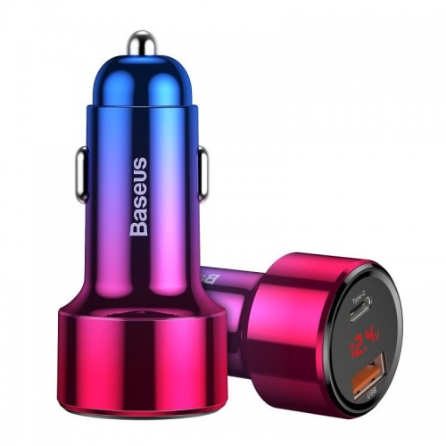 "Baseus Magic" automobilinis įkroviklis USB + USB-C QC 4.0 PD
