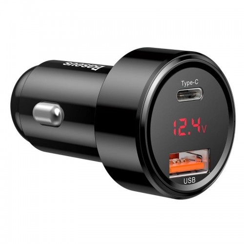 "Baseus Magic" automobilinis įkroviklis USB + USB-C QC 4.0 PD