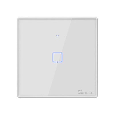 Išmanusis jungiklis WiFi + RF 433 Sonoff T2 EU TX