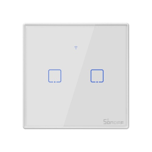 Išmanusis jungiklis WiFi + RF 433 Sonoff T2 EU TX