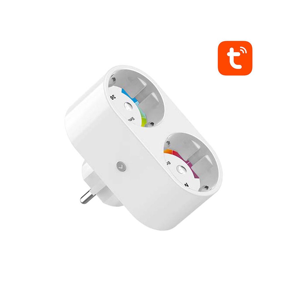 Dvigubas išmanusis kištukas WiFi Gosund SP211 3500W, Tuya-SMART