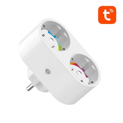 Dvigubas išmanusis kištukas WiFi Gosund SP211 3500W, Tuya-SMART