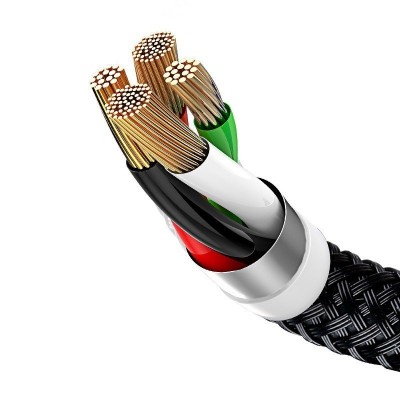 "Baseus 3in1" USB kabelis-C / Lightning / Micro 3,5A 0,3 m