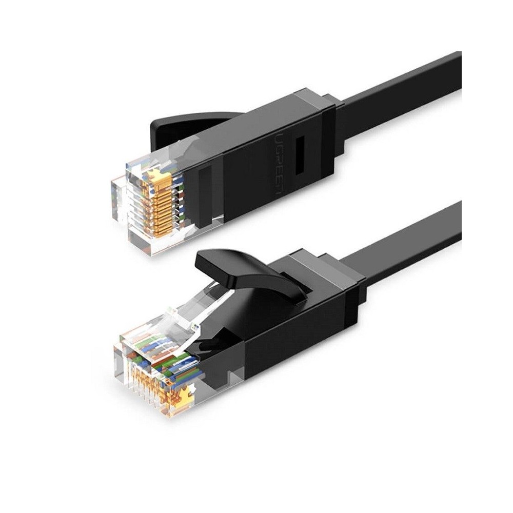 UGREEN Plokščias Ethernet kabelis RJ45, Cat.6, UTP, 0,5 m