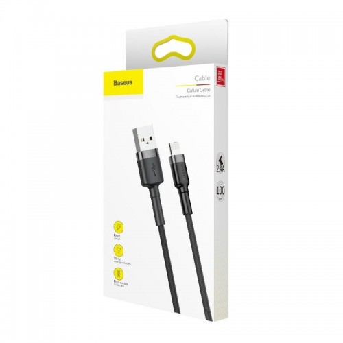 "Baseus Cafule" USB "Lightning" kabelis 2.4A 0.5 m