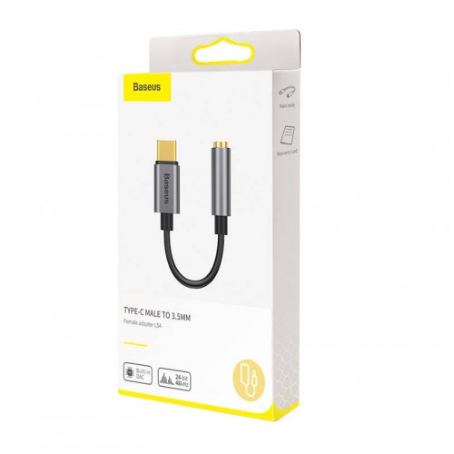 "Baseus L54" garso adapteris USB-C + 3,5 mm mini lizdas "Baseus L54" garso adapteris USB-C + 3,5 mm mini lizdas