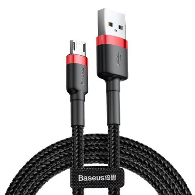 "Baseus Cafule" "Micro USB" kabelis 2A 3 m (juodas +