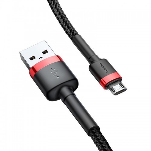 "Baseus Cafule" "Micro USB" kabelis 2A 3 m (juodas +