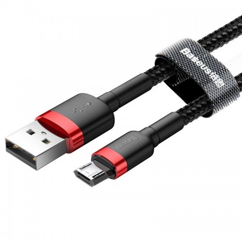 "Baseus Cafule" "Micro USB" kabelis 2A 3 m (juodas +