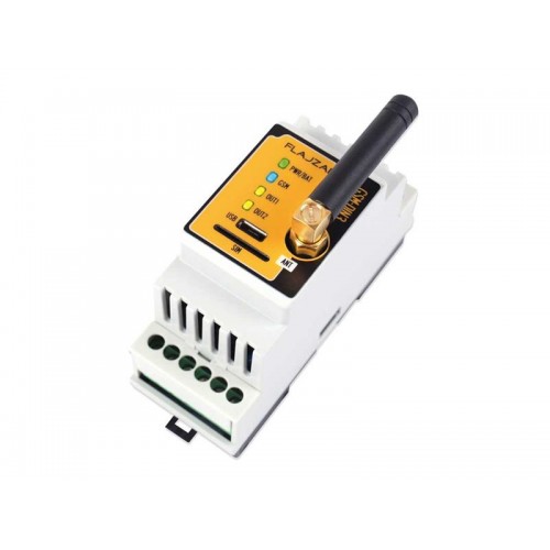 Nuotolinio valdymo GSM FLAJZAR GSM-DIN3 ant DIN bėgio-GSM lizdai