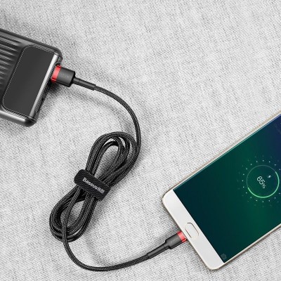 "Baseus Cafule" "Micro USB" kabelis 2A 3 m (juodas +