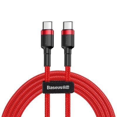 Baseus Cafule PD2.0 60W blykstės įkrovimo USB tipo-C laidas