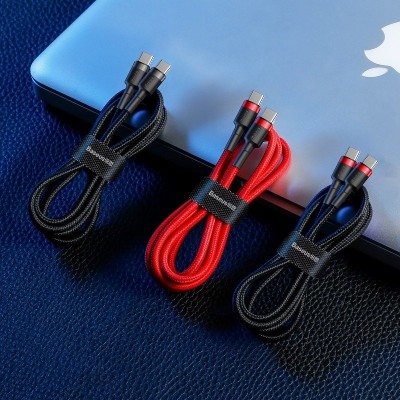 Baseus Cafule PD2.0 60W blykstės įkrovimo USB tipo-C laidas