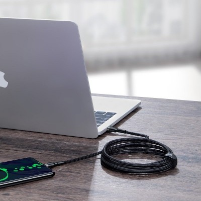 Baseus Cafule PD2.0 100W flash įkrovimo USB tipo-C laidas (20V