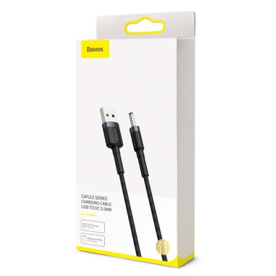 "Baseus Cafule" USB kabelis su nuolatinės srovės 3,5 mm 2A 1 m