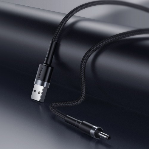 "Baseus Cafule" USB kabelis su nuolatinės srovės 3,5 mm 2A 1 m