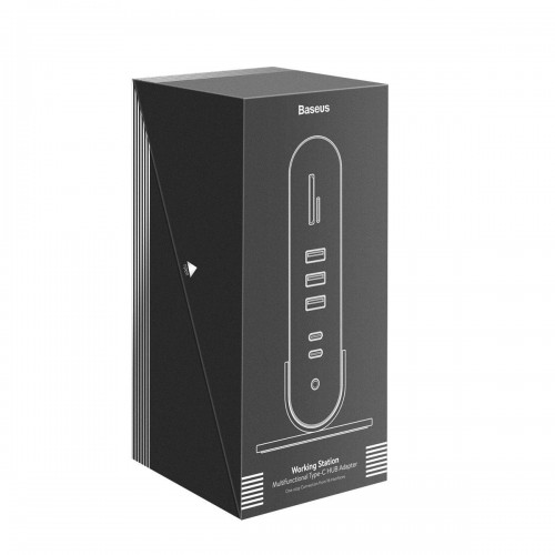 Daugiafunkcinė "Baseus" darbo stotis-C HUB adapteris (CN+UK+EU)