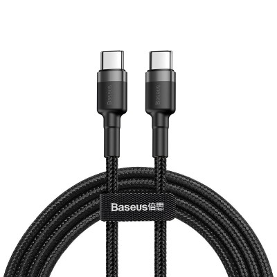 Baseus Cafule PD2.0 60W flash įkrovimo USB tipo-C laidas (20V